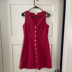 LOFT Red Dress